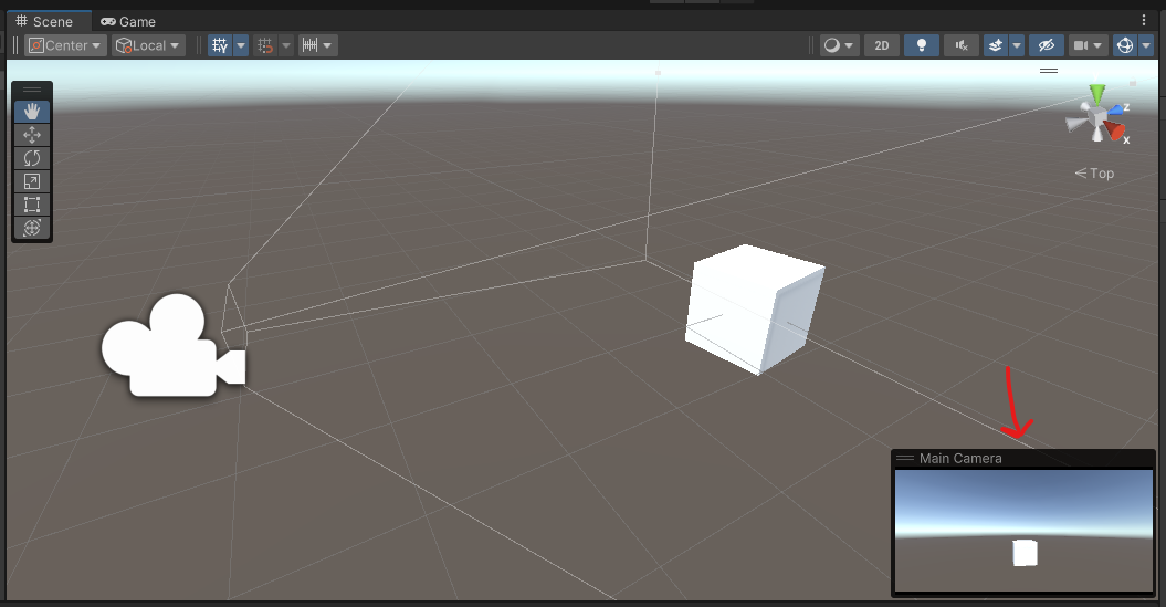 Main Camera preview