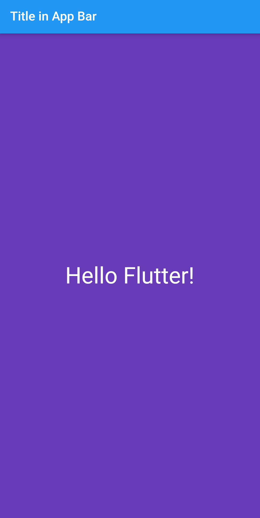 App with widgets