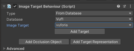 target database