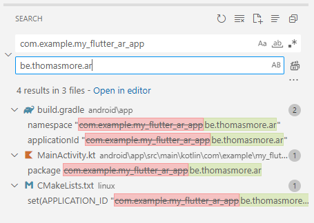 applicationId