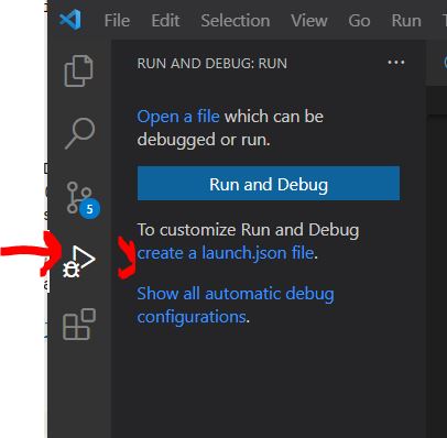 vs code debugging