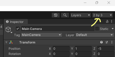 2x3 layout