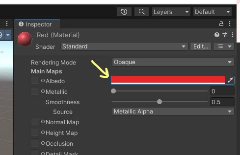 Material color
