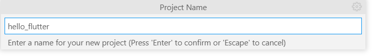 new project name
